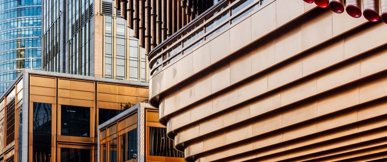 Wrapping up a new modern residence